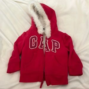 Baby Gap girls hoodie, 18-24 months